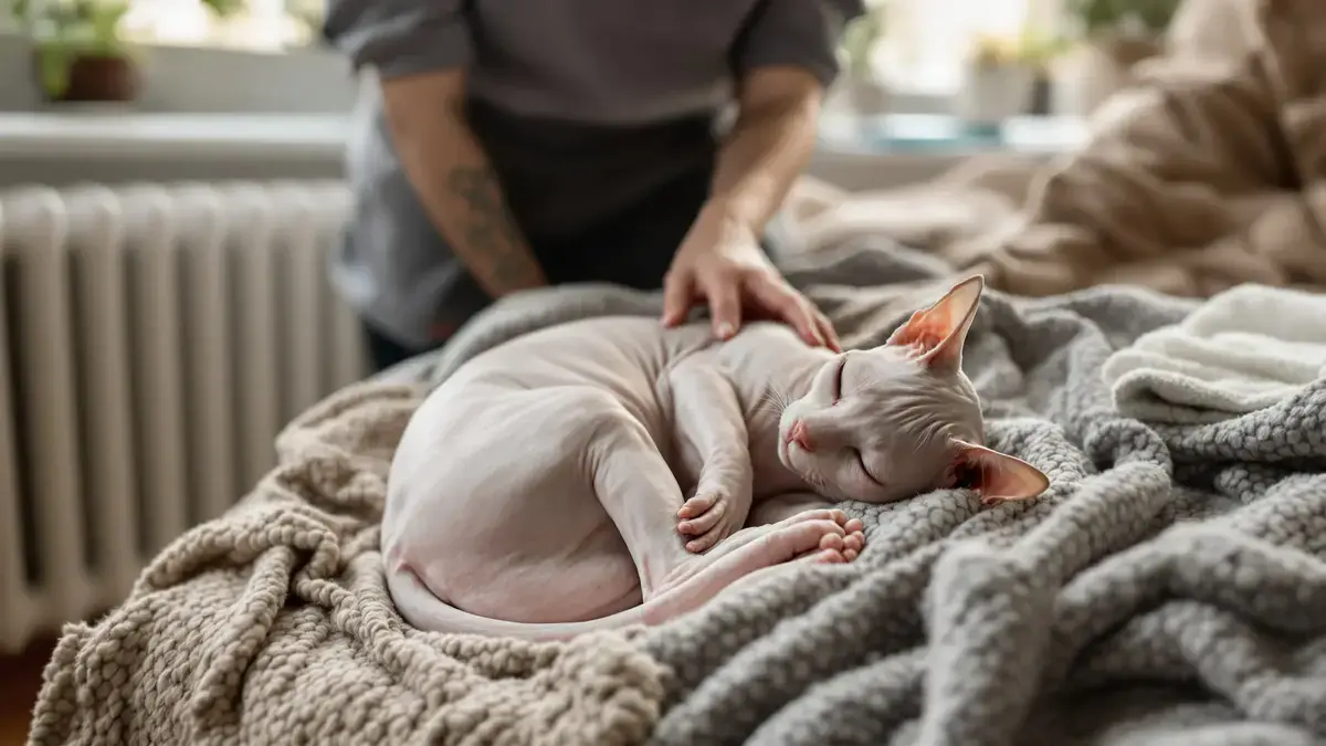 Dierverzorgingsexperts zijn het eens: het verwaarlozen van de hydratatie van uw kat zonder vacht kan ernstige huidproblemen en infecties veroorzaken, een vaak onderschat risico.