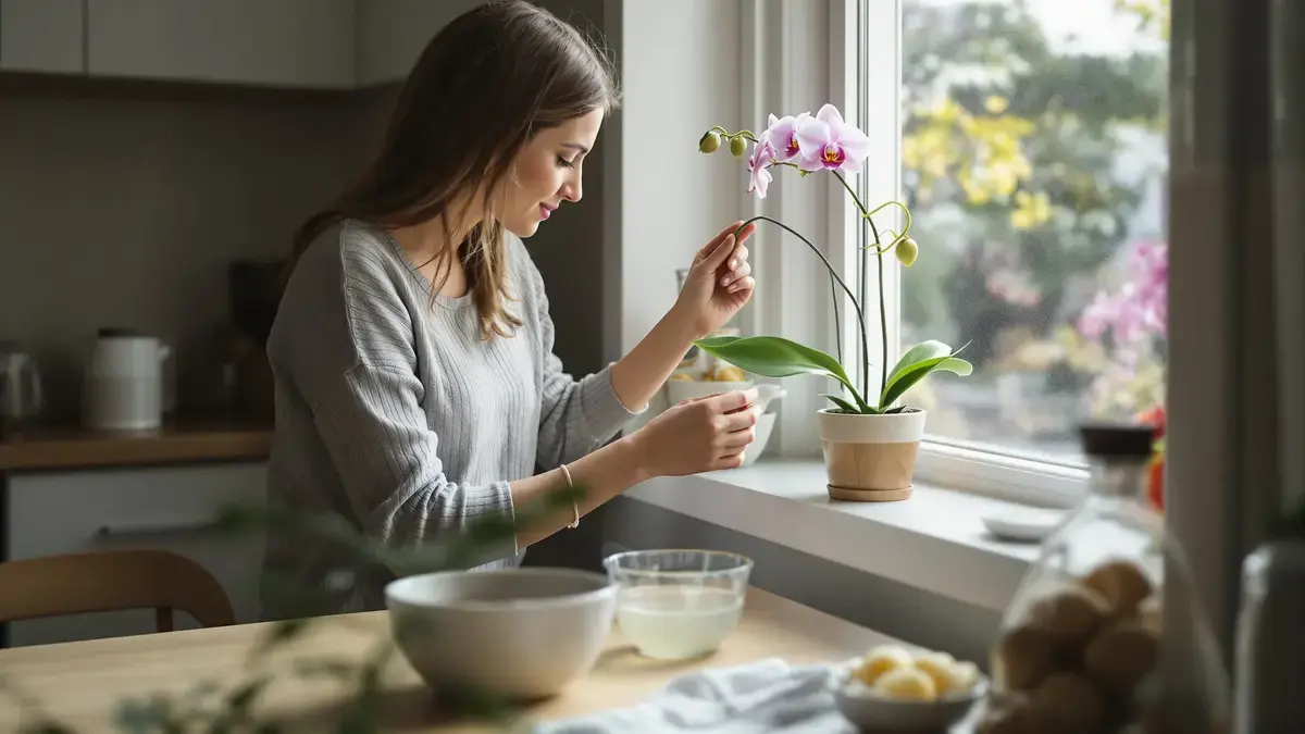 Orchidee een simpele aardappel zou de sleutel kunnen zijn tot een veelgemaakte verzorgingsfout