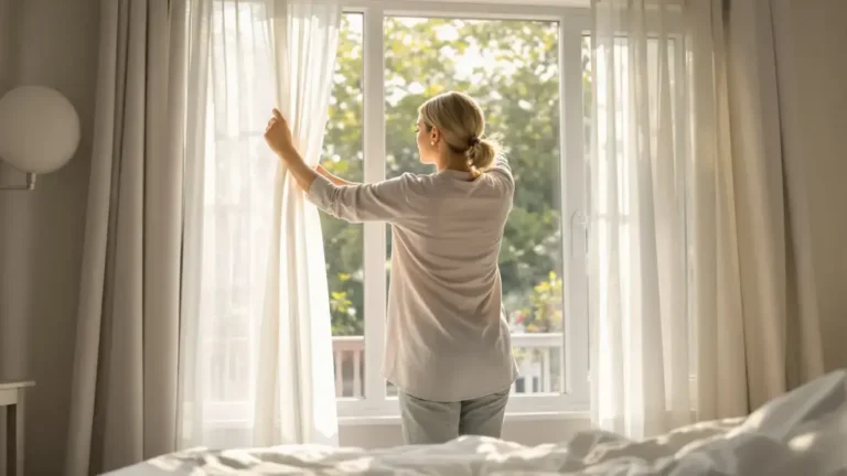 ’s Nachts de temperatuur met één graad verlagen voorkomt elke ochtend condens op de ramen